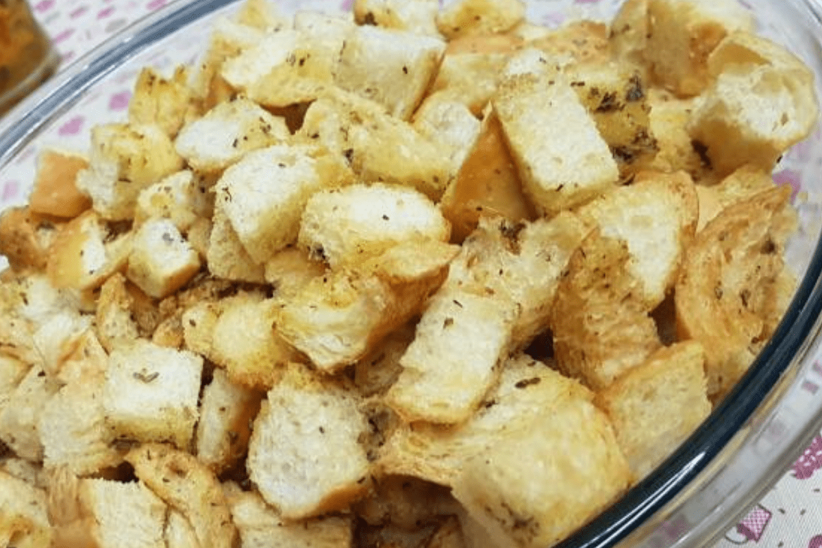 air fry croutons