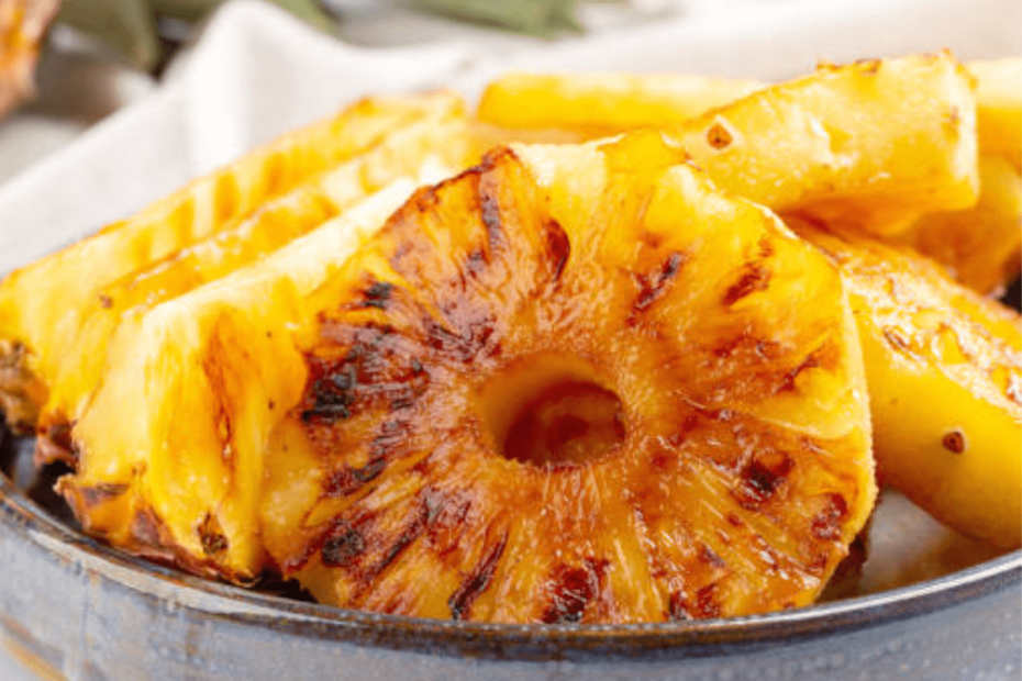 air fried pineapple