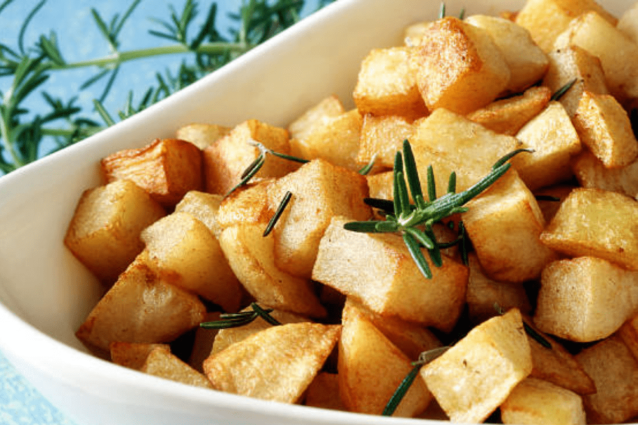 air fried cubed potatoes