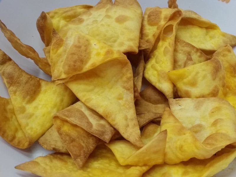 Air Fryer Homemade Doritos Chips - Fork To Spoon