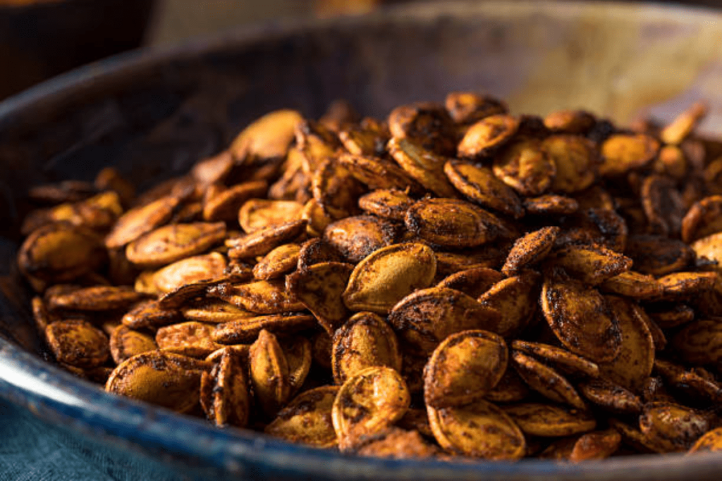 air fried pumpkin seeds